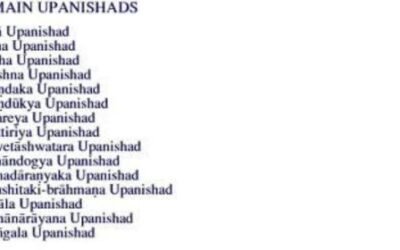 Upanishads:An ecstatic snapshot of Transcendent Reality